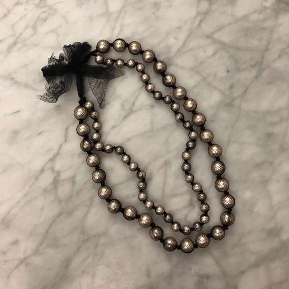 BCBG wrapped pearl layered necklaces - Picture 2 of 3